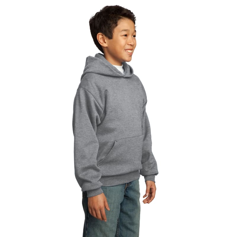 Port & Company - Youth Core Fleece Pullover Hooded Sweatshirt. 124