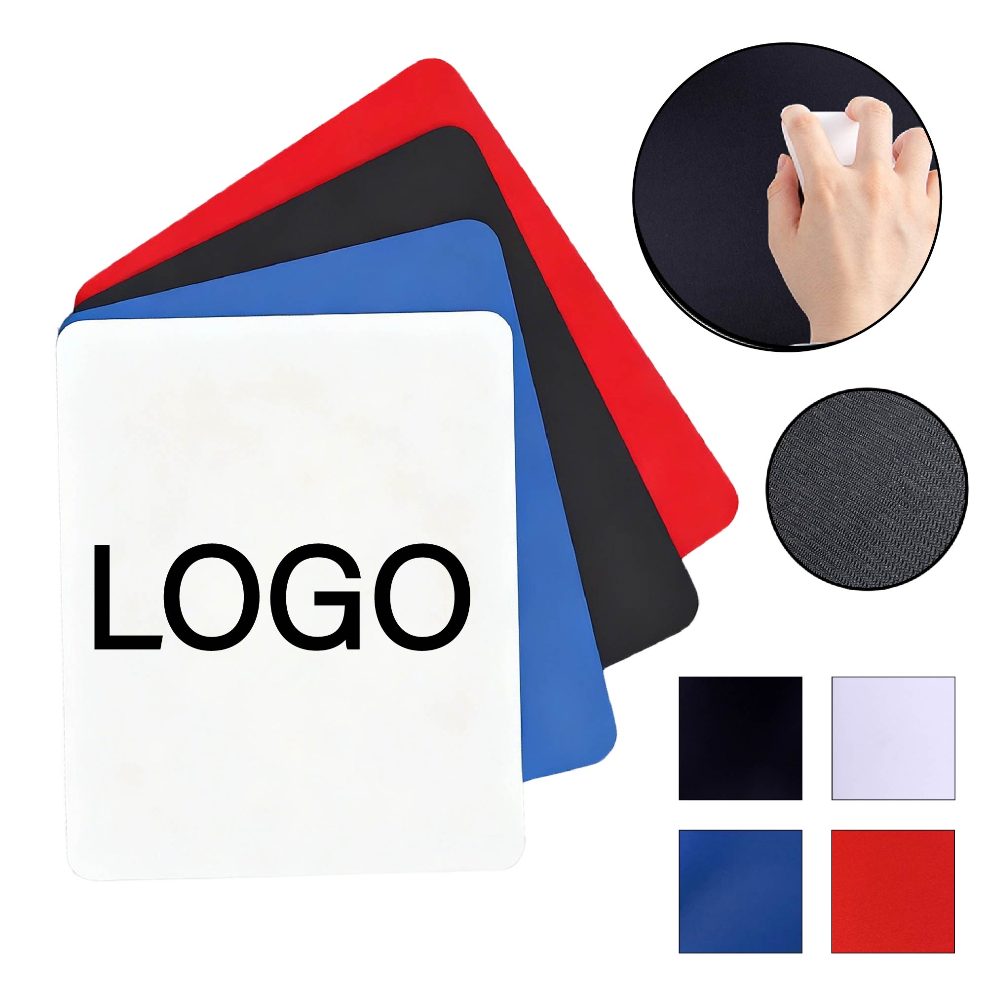 Silent and Smooth Rubber-Backed Mouse Pad 2