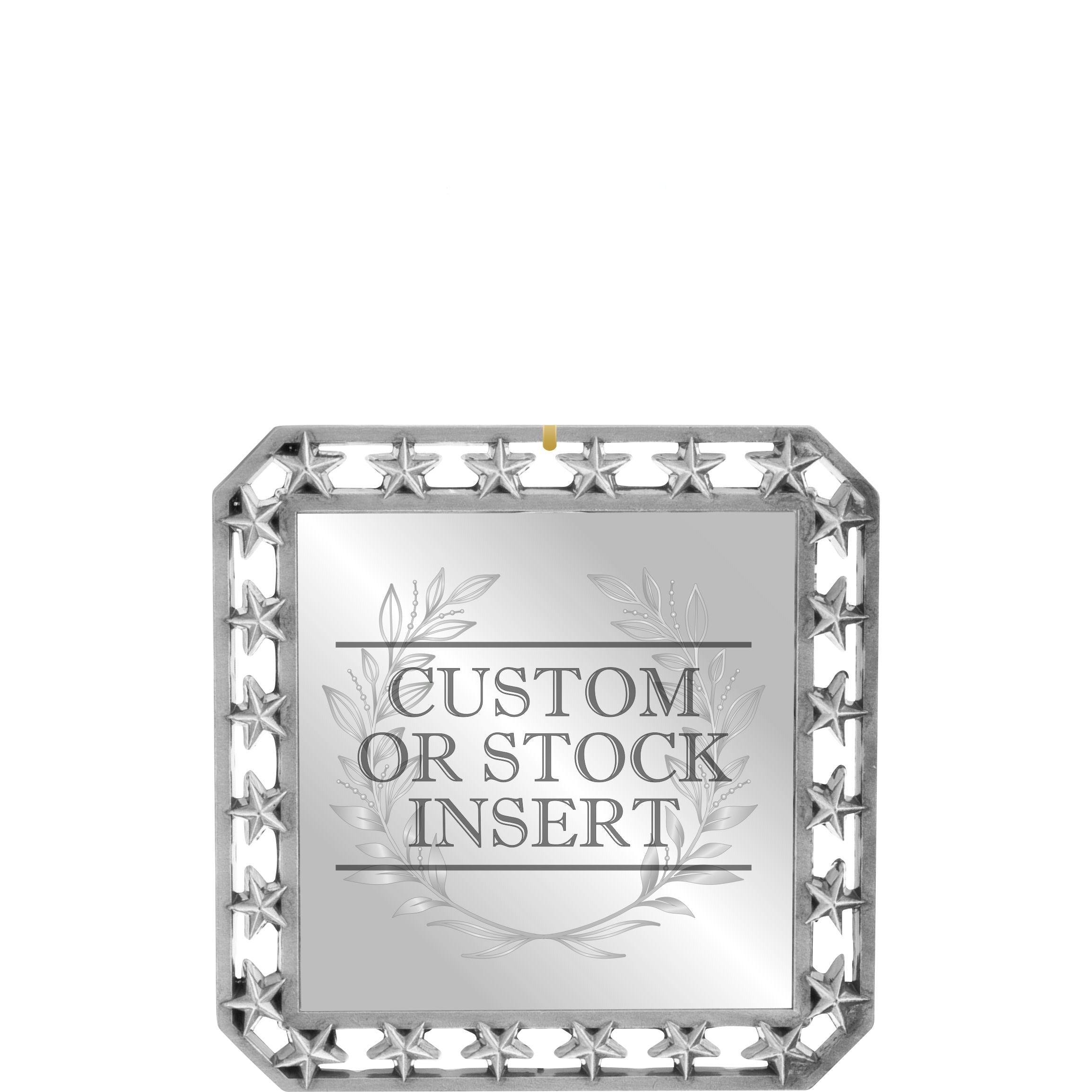 Exclusive Square Medal With Insert 7