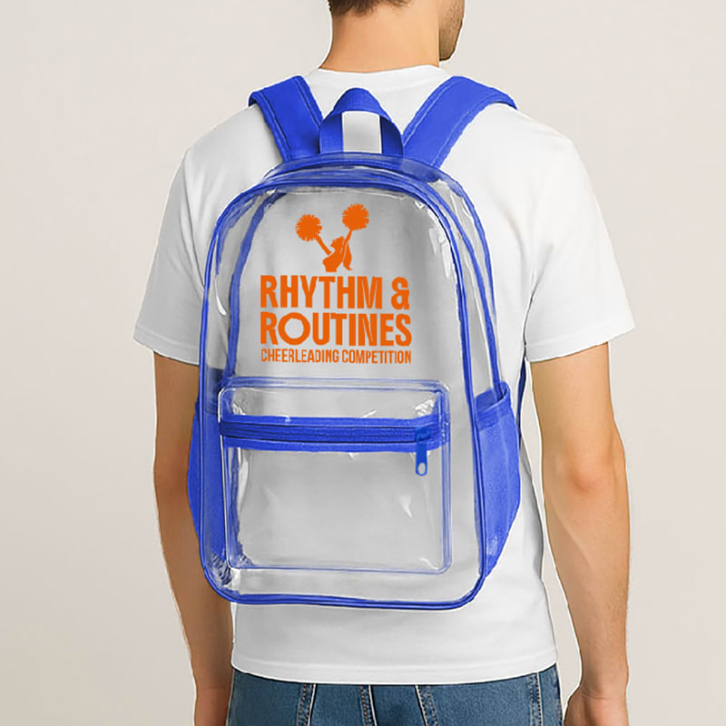 Pocket Clear Plastic Backpacks 40