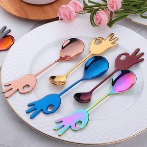 Premium Stainless Steel Measuring Spoons Set 6 Sizes With Silicone Handle 14
