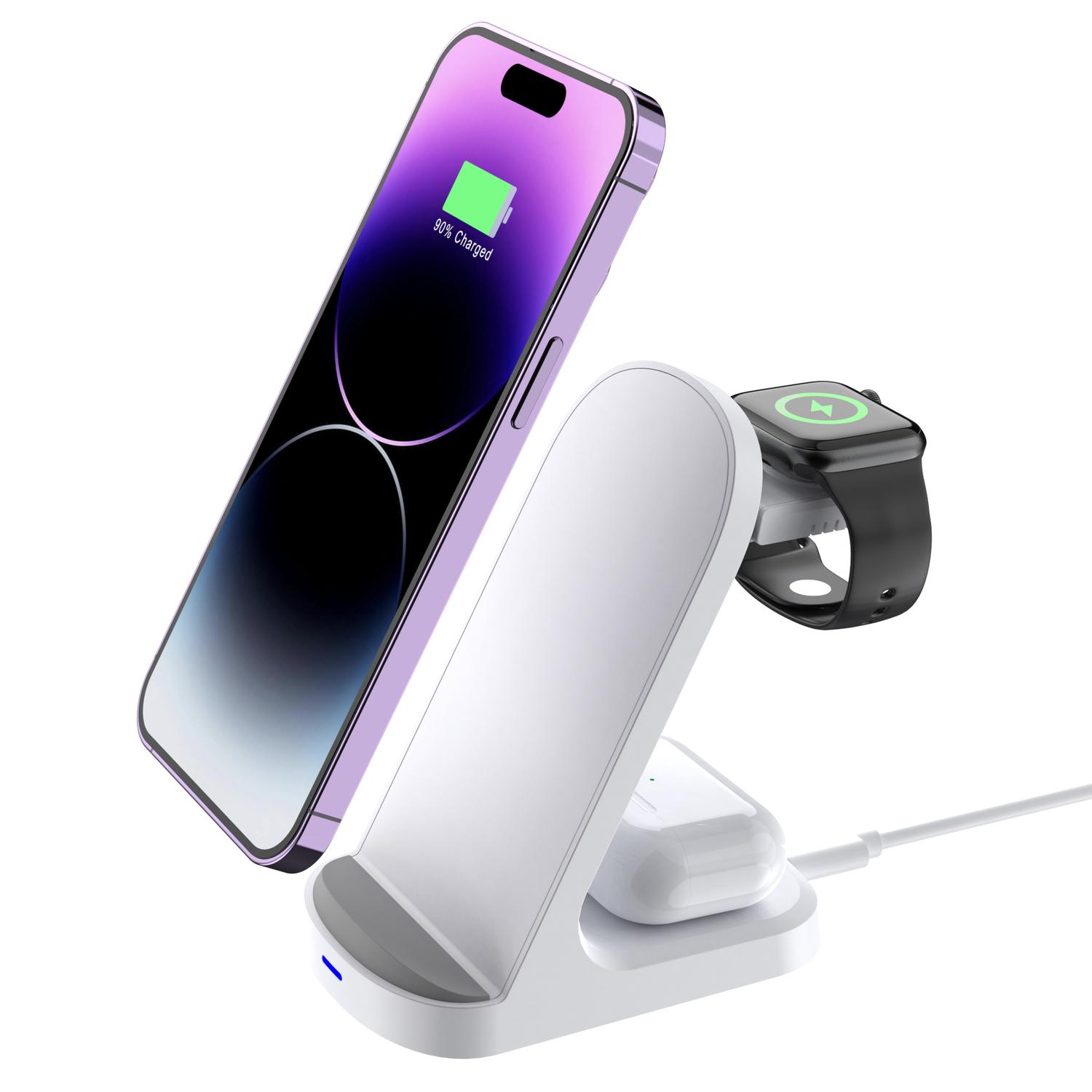 3-in-1 Fast Charging Wireless Charger 3