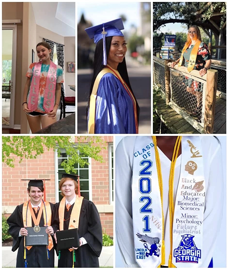 60"L Graduation Honor Stoles 1