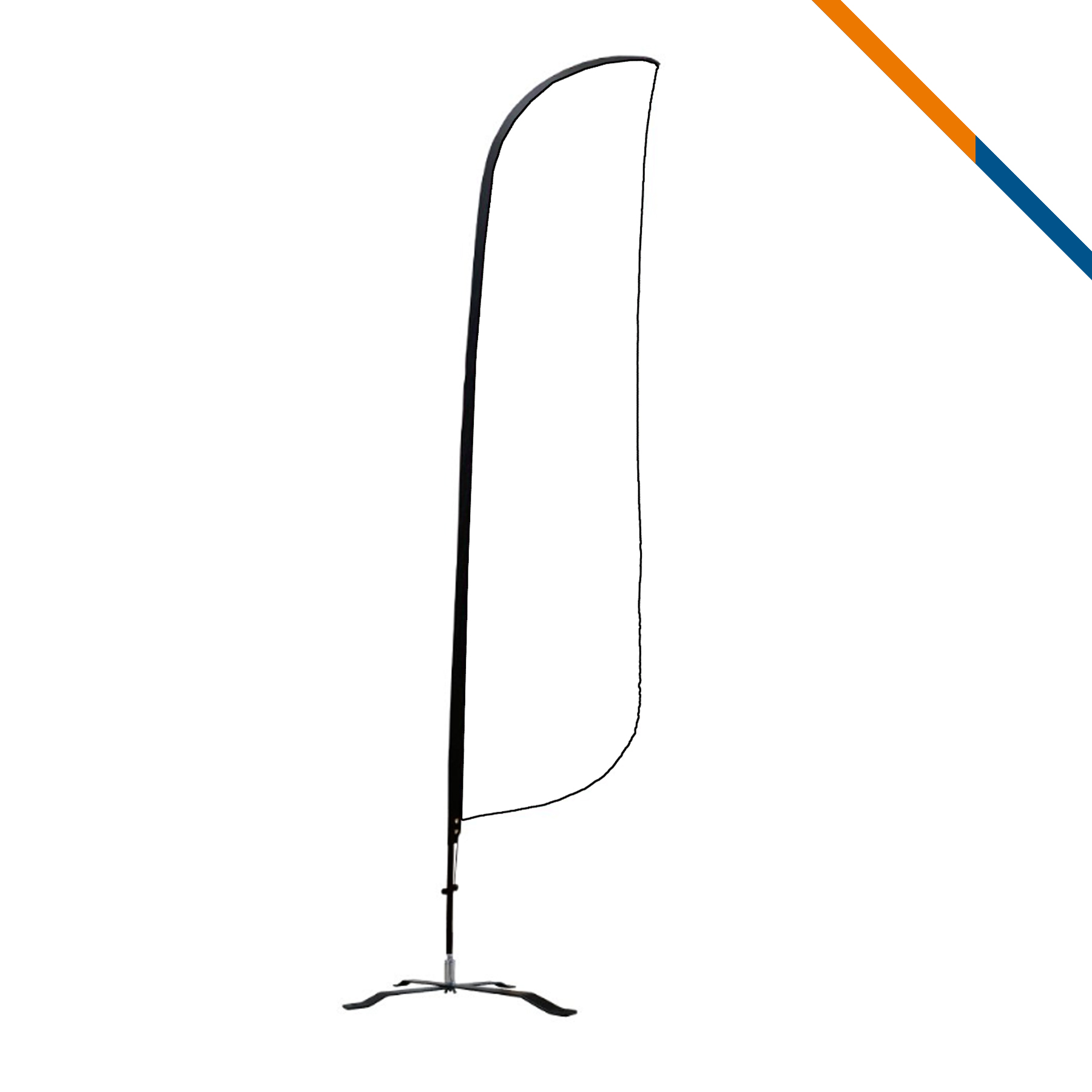 13' Fortune Single-Sided Feather Flag 5