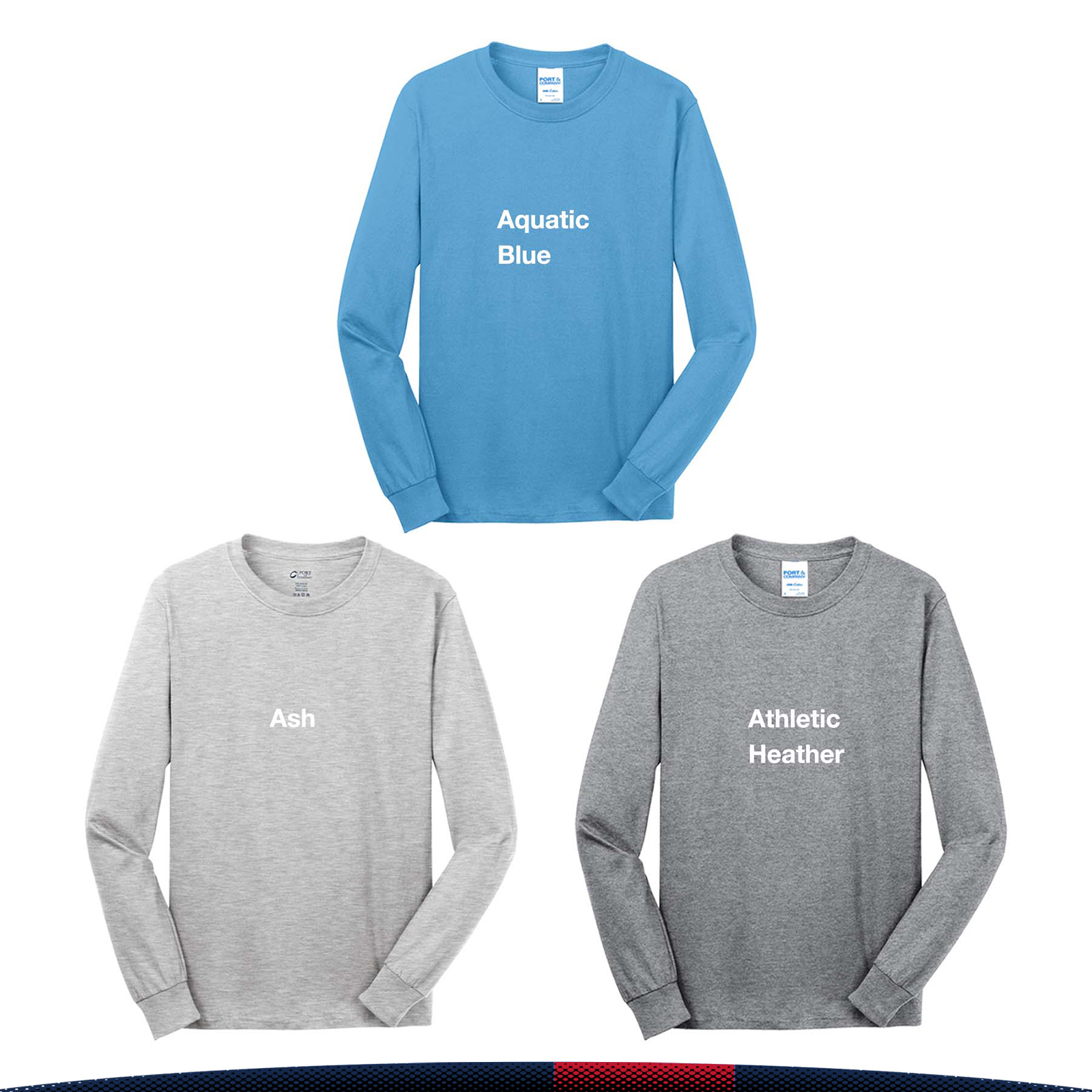 Port & Company® Men's Long Sleeve Cotton T-Shirts 3