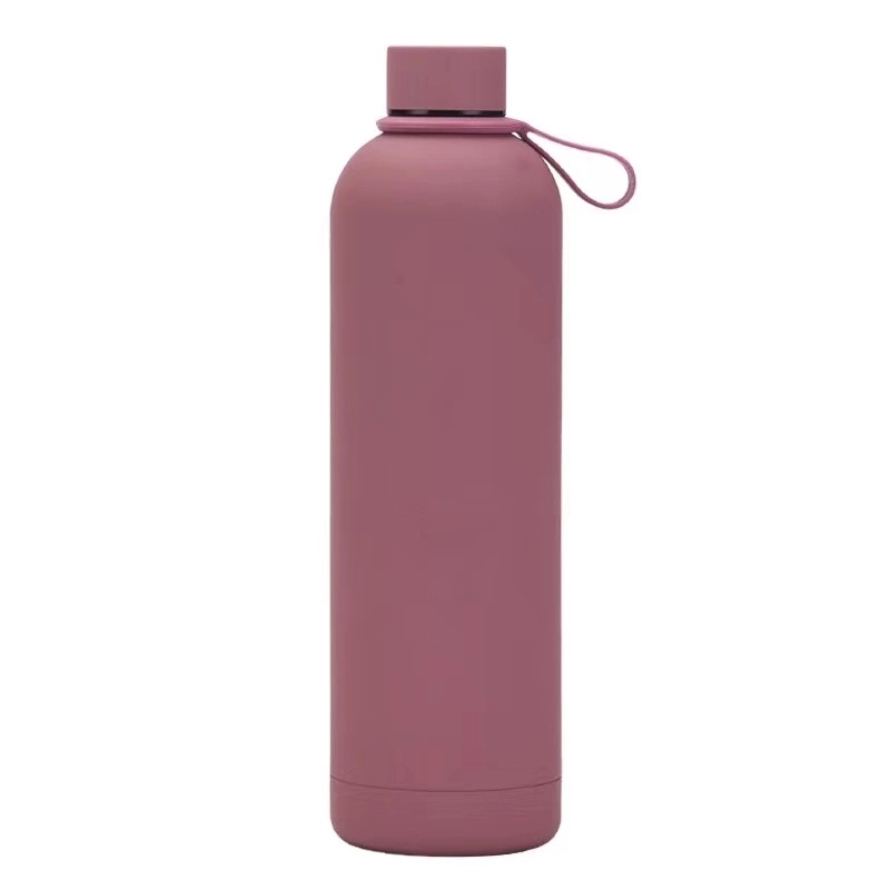 34 oz Rubber Paint Stainless Steel Water Bottle, custom water bottle with logo imprint 3
