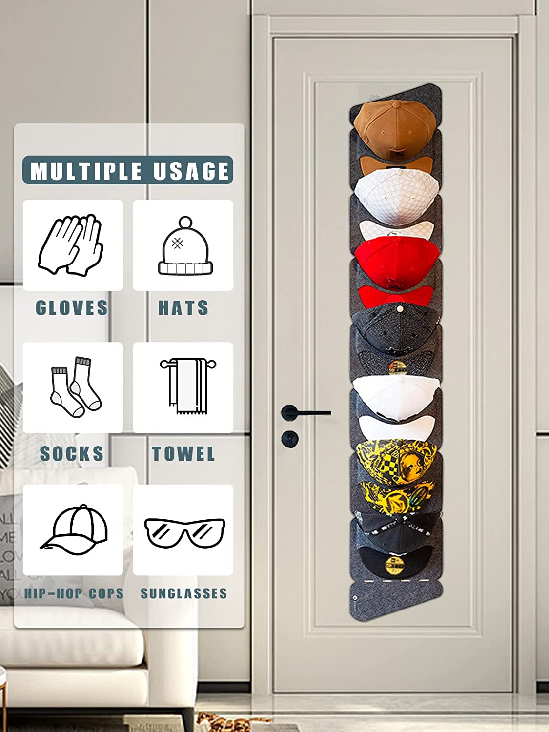 Hat Racks for Baseball Caps 2