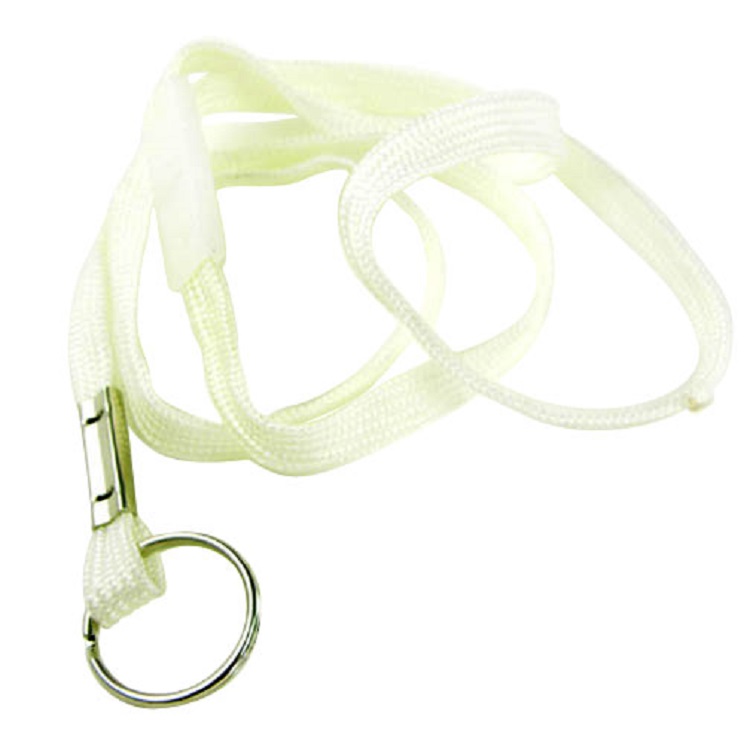 3/8" x 36" Flat Nylon Breakaway Lanyard with Split Ring 2