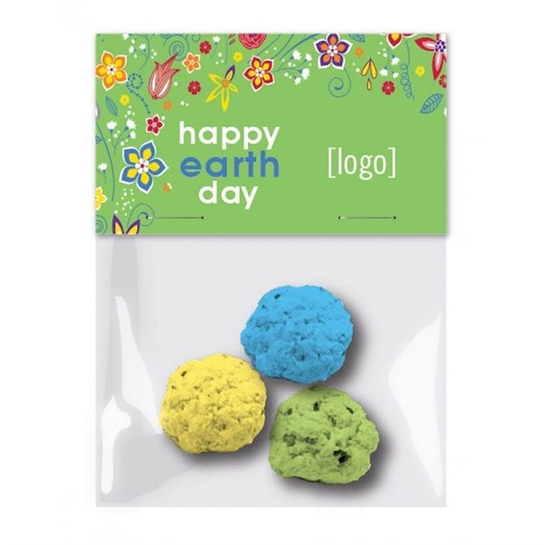 Earth Day Seed Paper Bomb Cello, 3 Pack 8