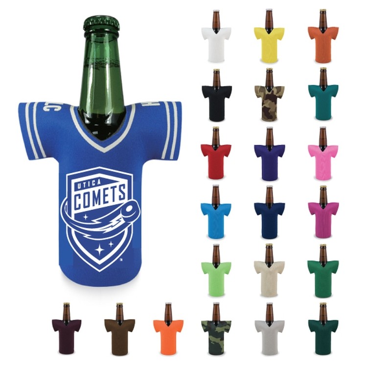 Premium Foam Jersey Shape Bottle Insulator- Screen Printed 1