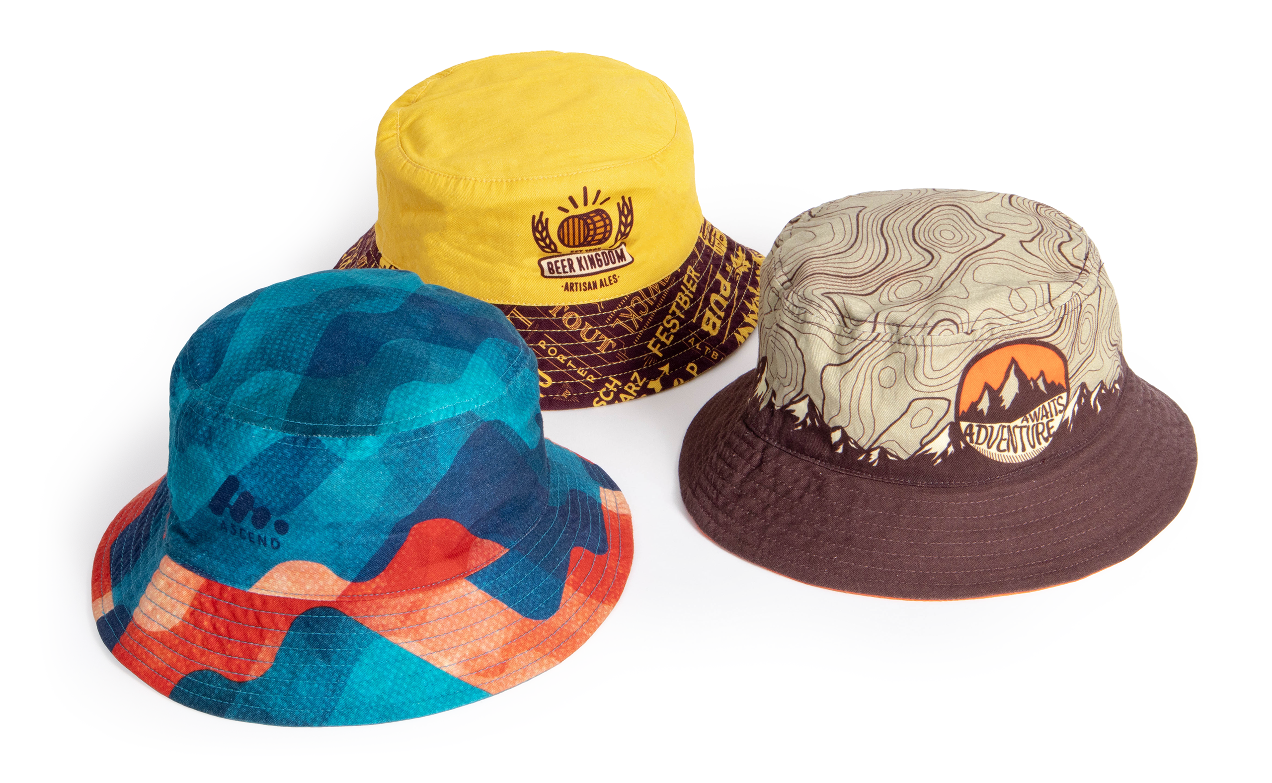 Reversible Cotton Bucket Hats