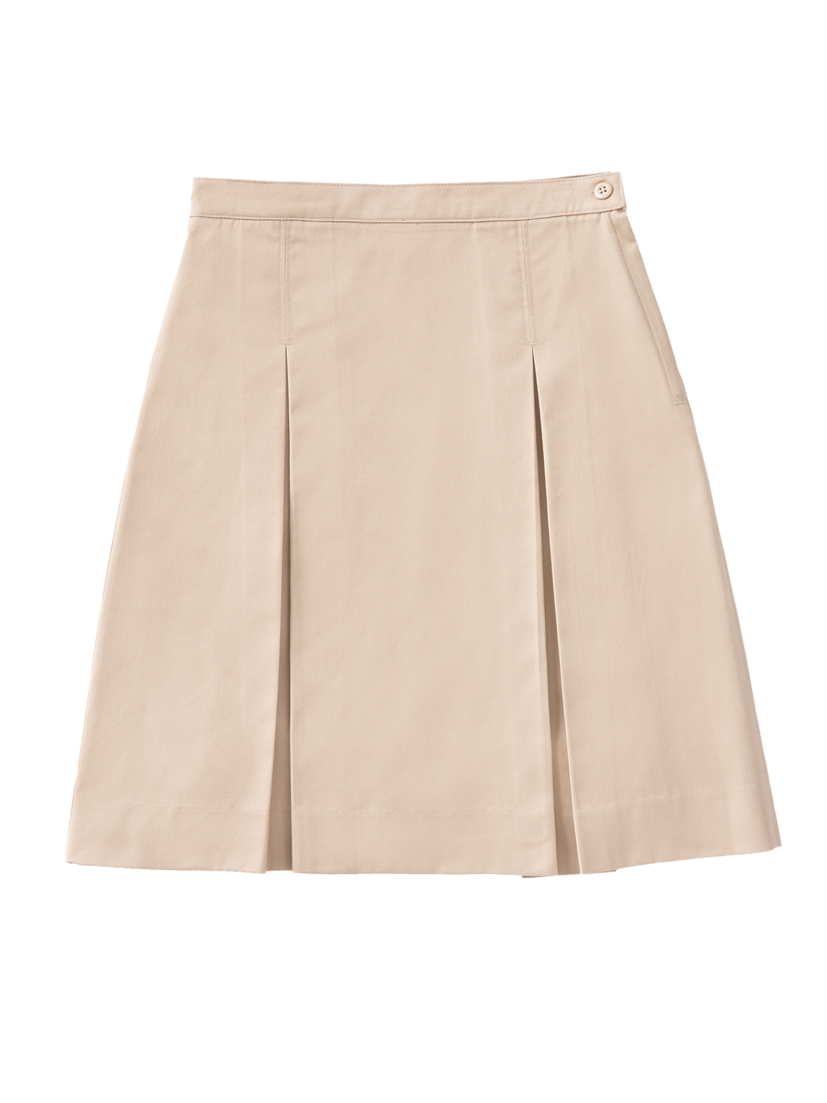 Classroom Uniforms - Girls' Adjustable Longer Length Kick Pleat Skirt