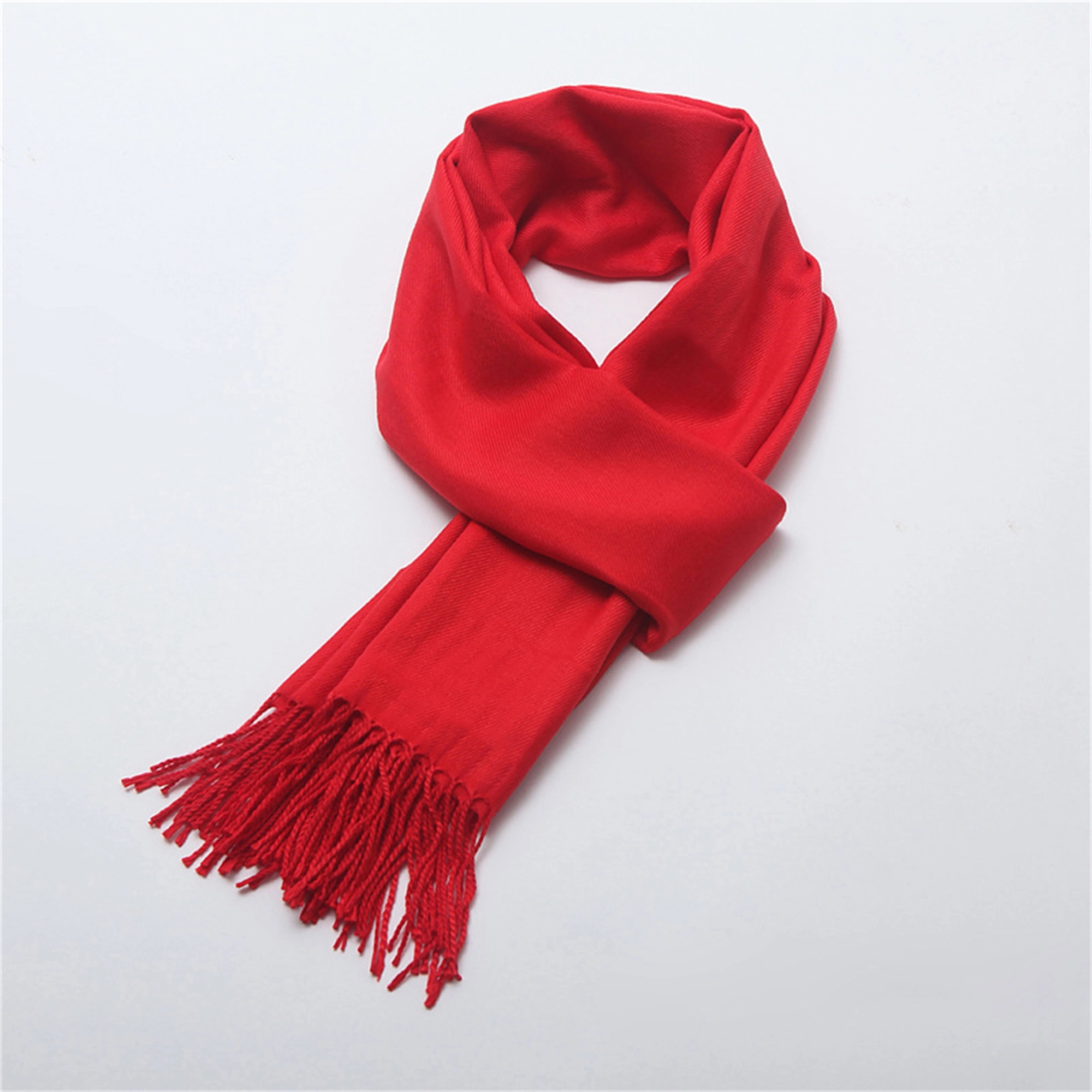 Pashmina Solid Shawl Wrap Scarf w/Fringes 1