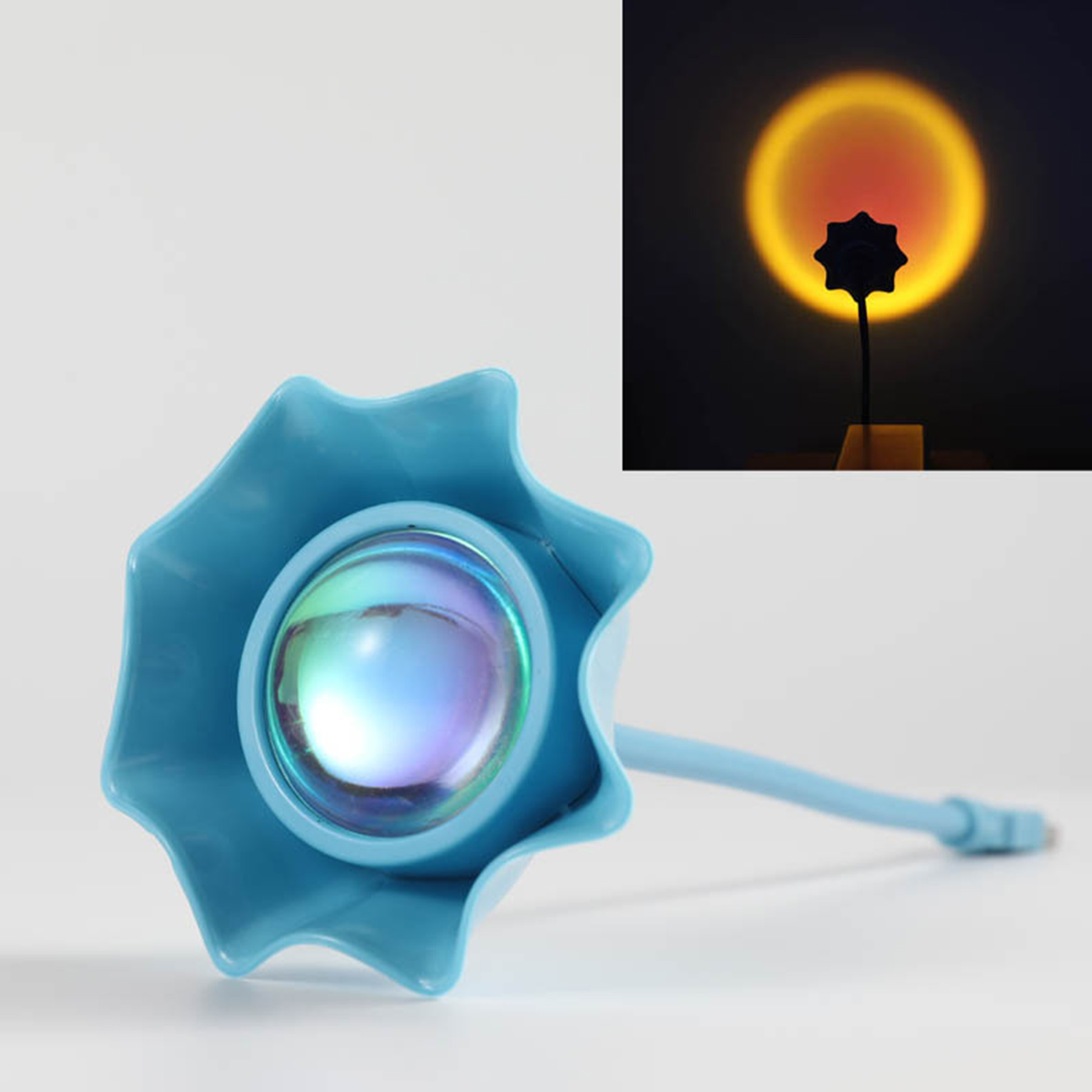 Lotus Sunset Lamp Projection 3