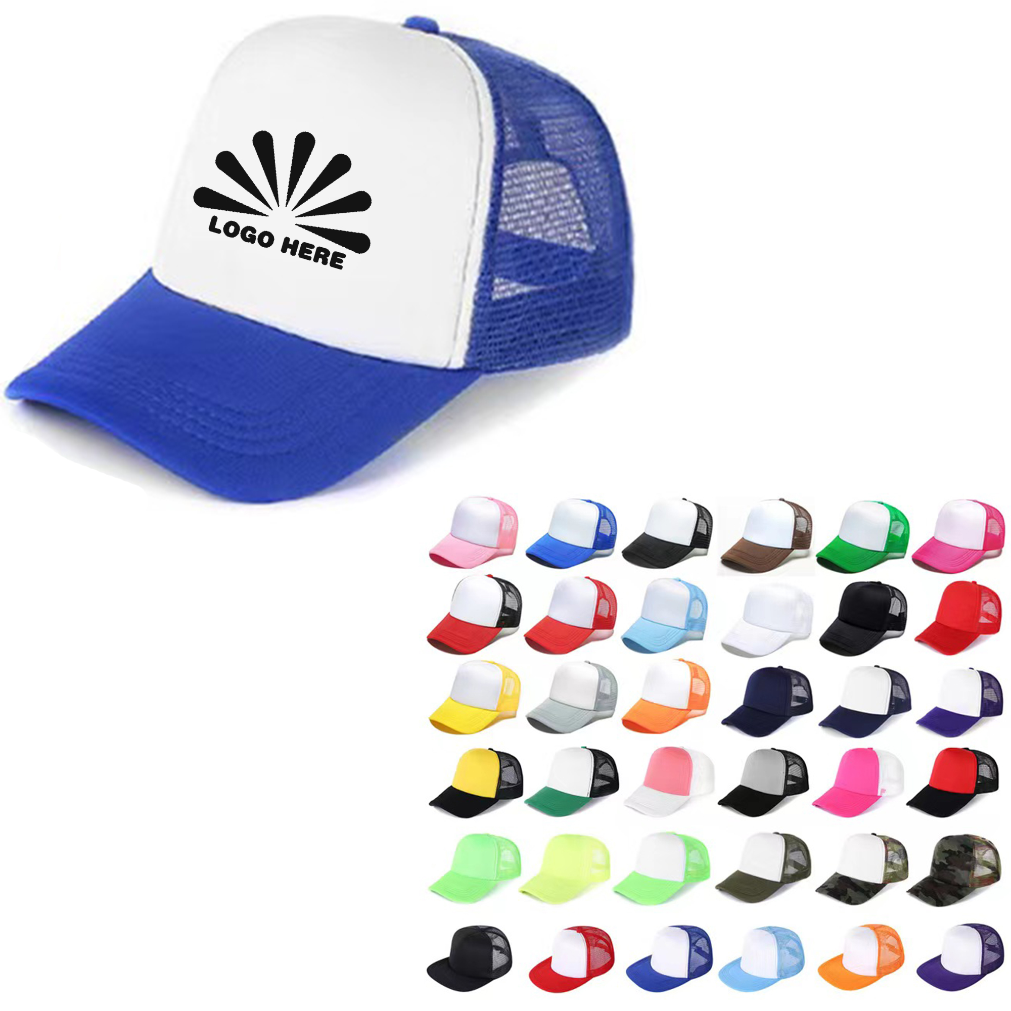 Blank Travel Baseball Caps With Customizable Logo 1