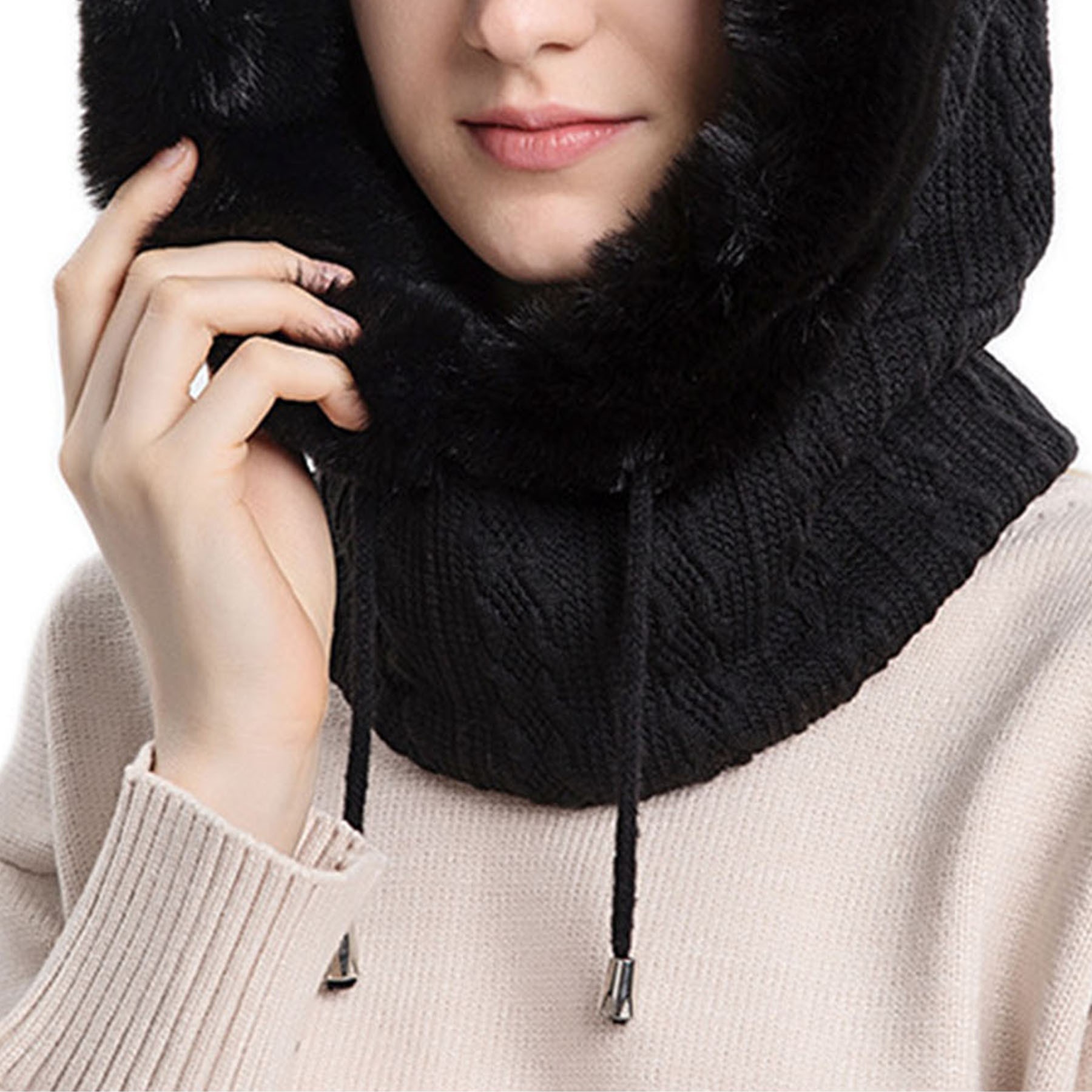 Mask Cover Hooded Hat 2
