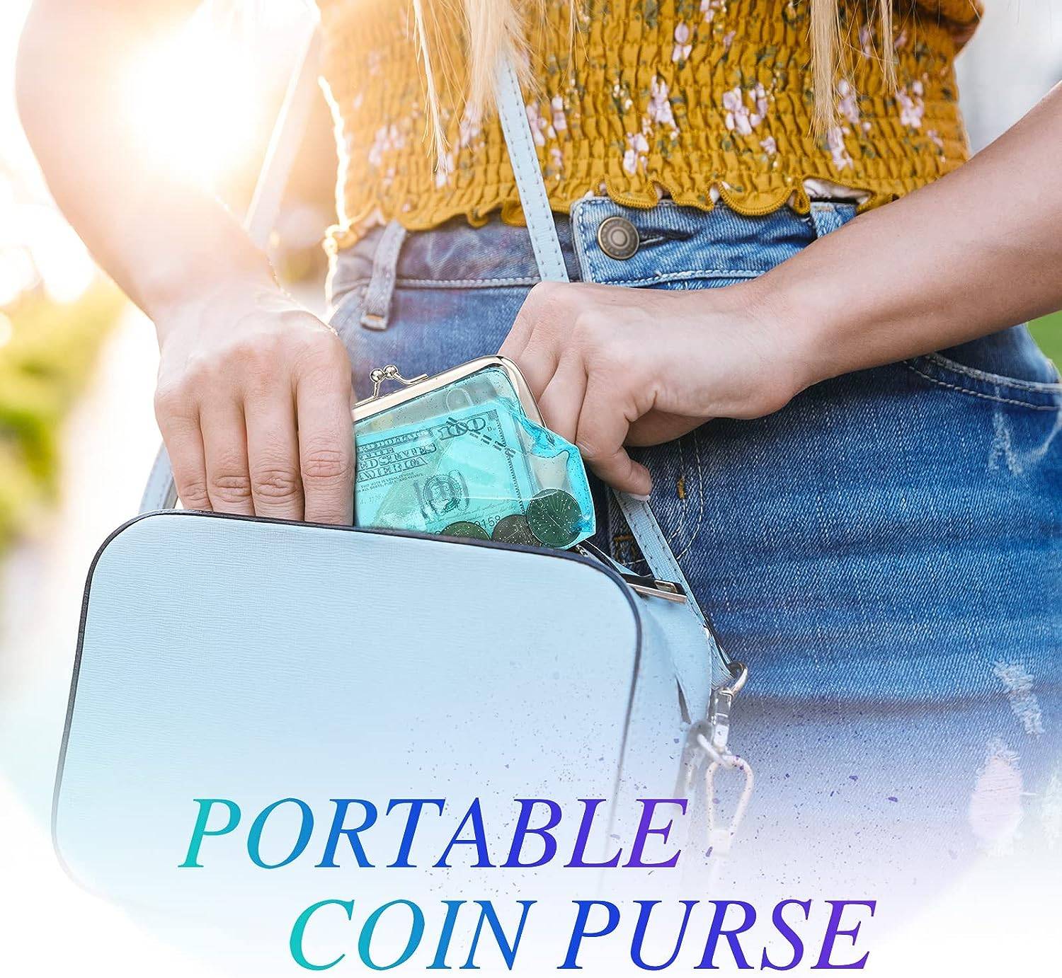 PVC Sequin Transparent Coin Wallet 4