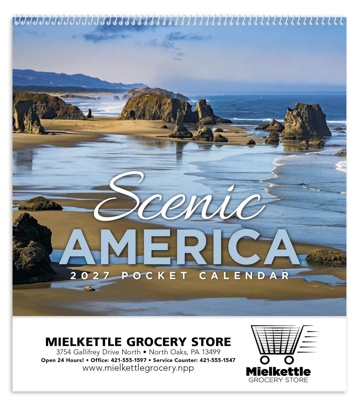 HotLine® Products Scenic America® Pocket Calendar 47