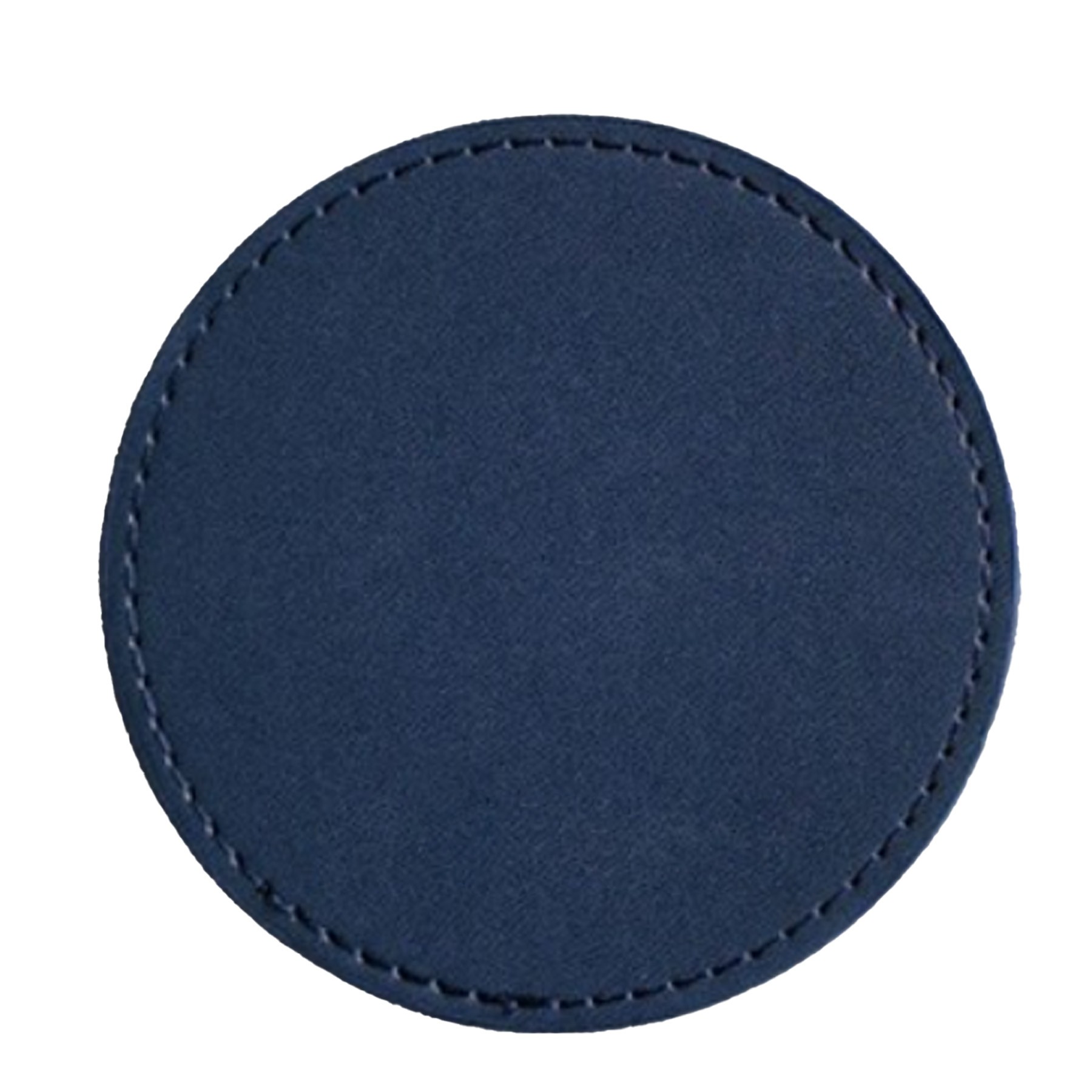 Classic Circular Leather Coaster 1