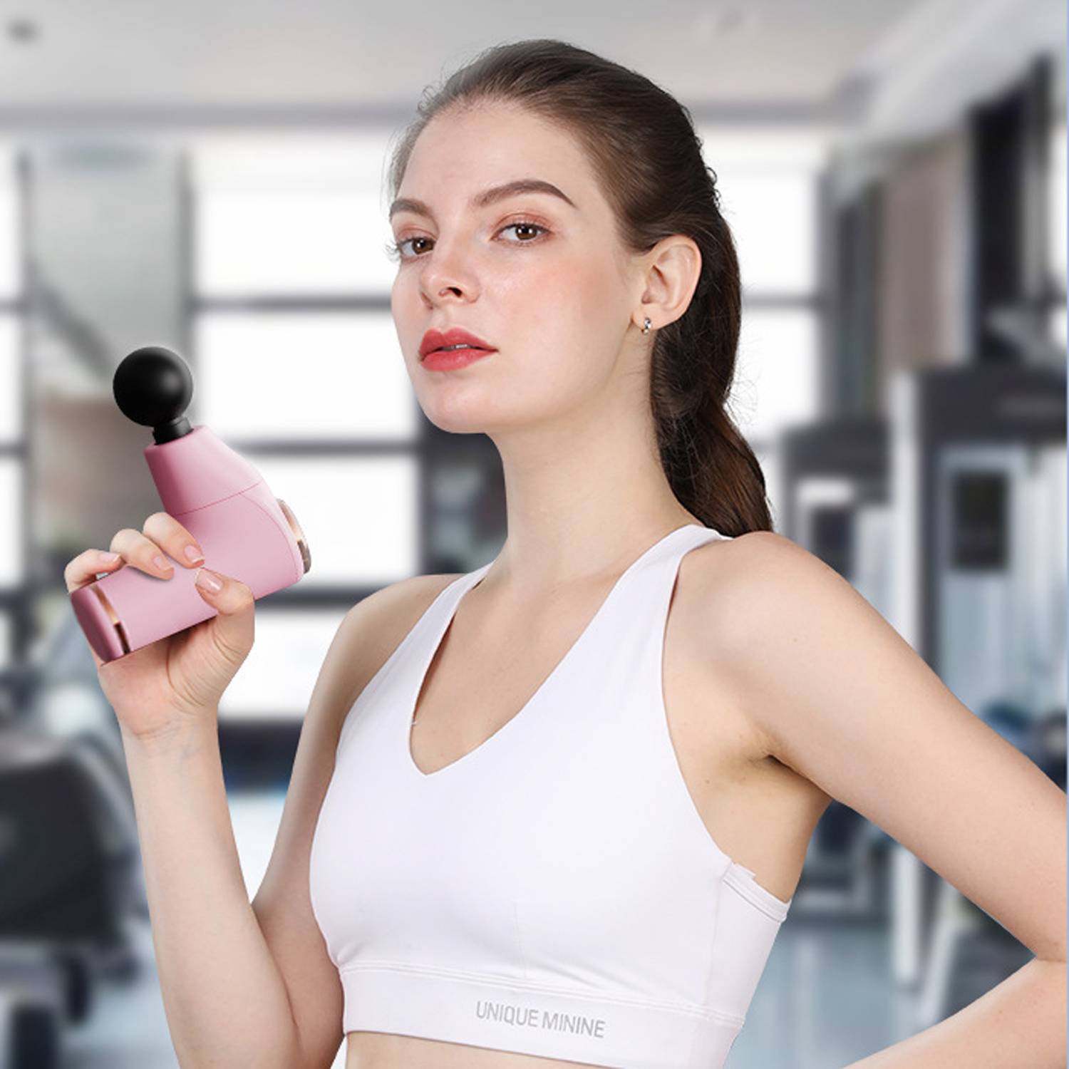 Silent Electric Mini Fascia Gun Muscle Massager 4