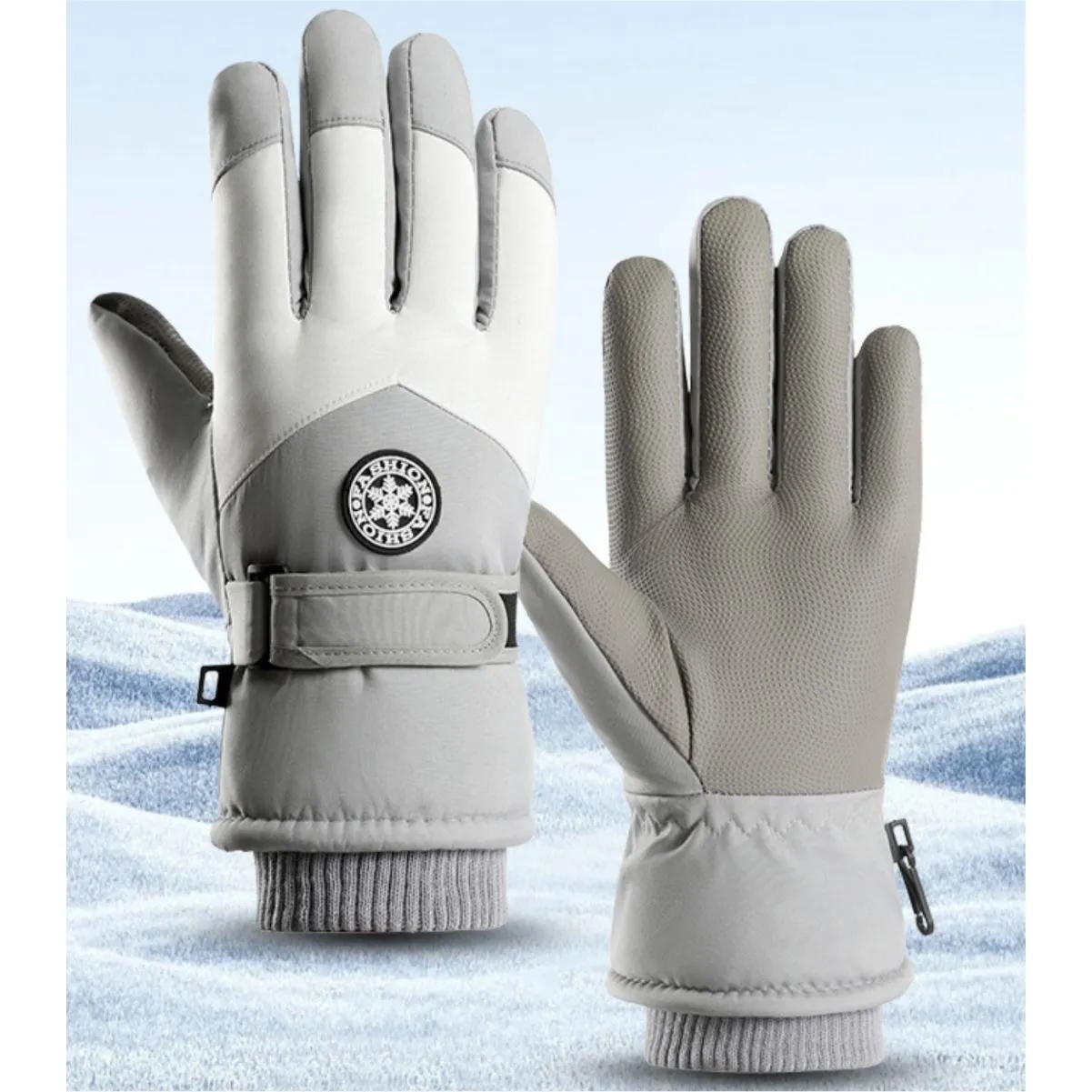 Insulated Water Resistant Touchscreen Ski Gloves 6