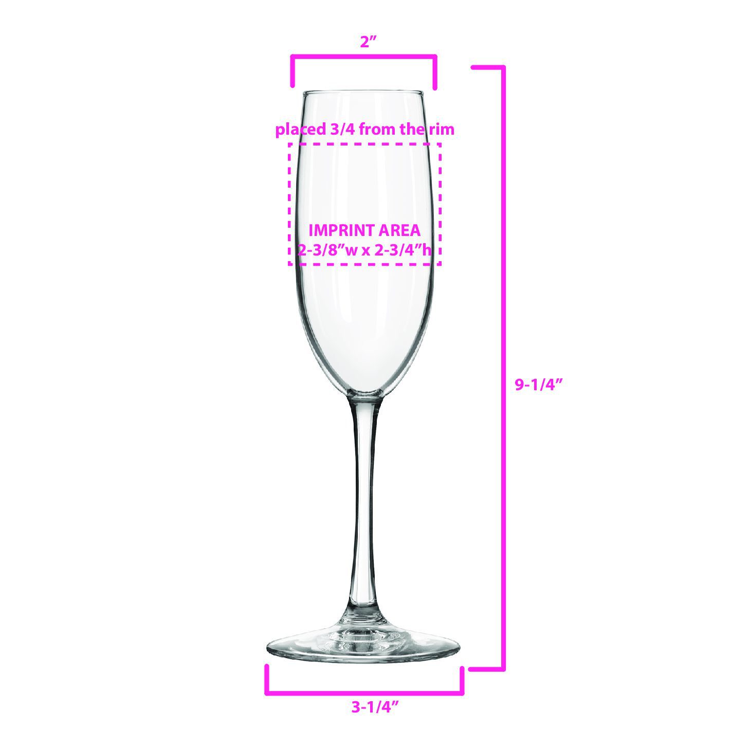 8 oz Libbey Vina Flute 3