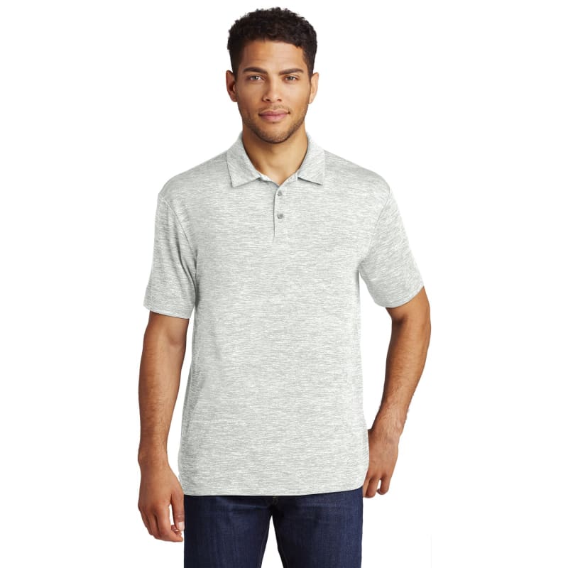 Sport-Tek PosiCharge Electric Heather Polo. 21