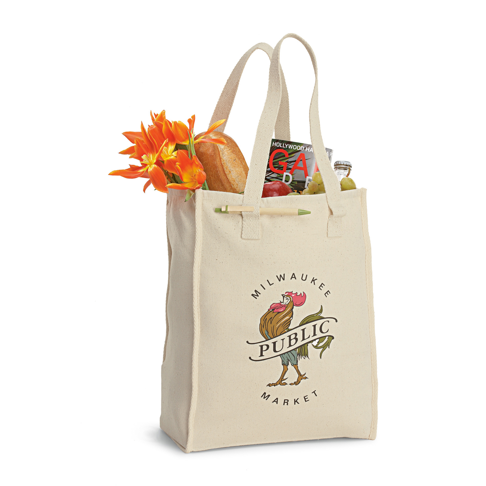 Recycled Cotton Market Tote Bag - AWARE™ 3