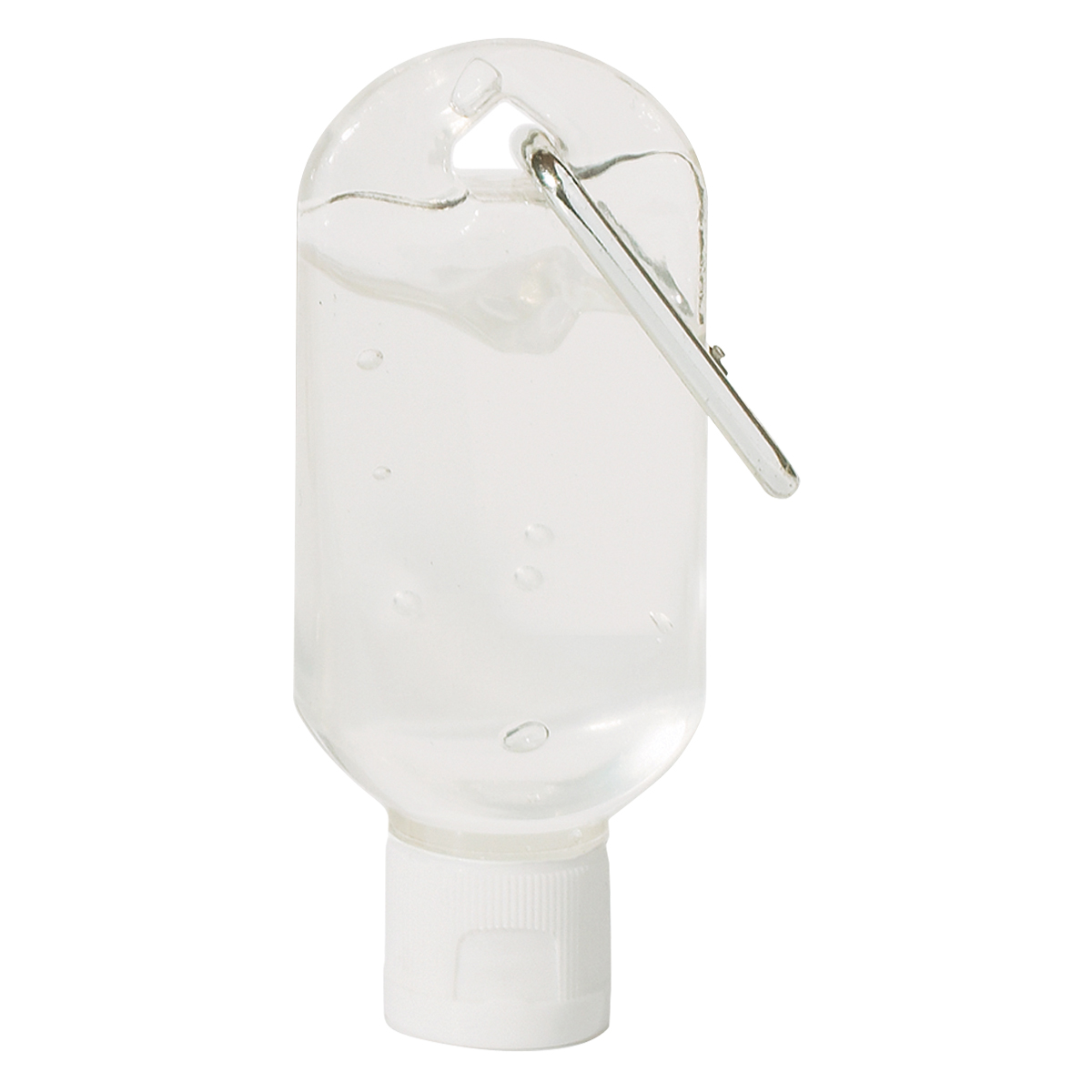 1.7 oz Hand Sanitizer with Carabiner Clip - 75% Alcohol 2