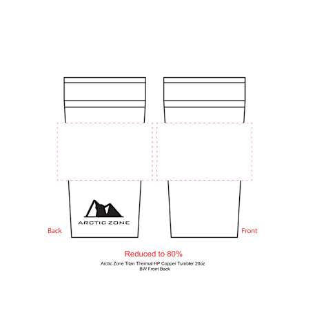 Arctic Zone® Titan Thermal HP® Copper Tumbler 20oz 100
