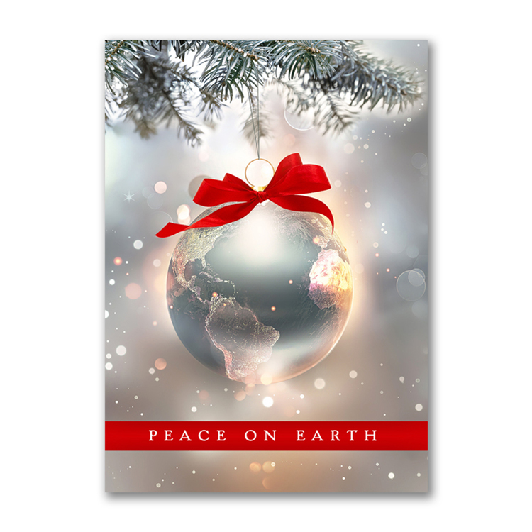 Peace Globe Holiday Card 3