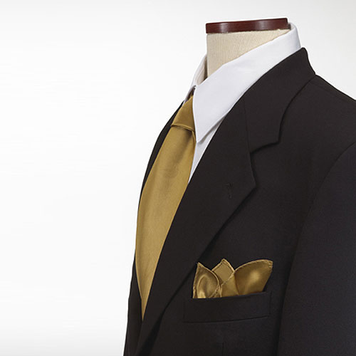 Vegas Gold Silk Pocket Square 2