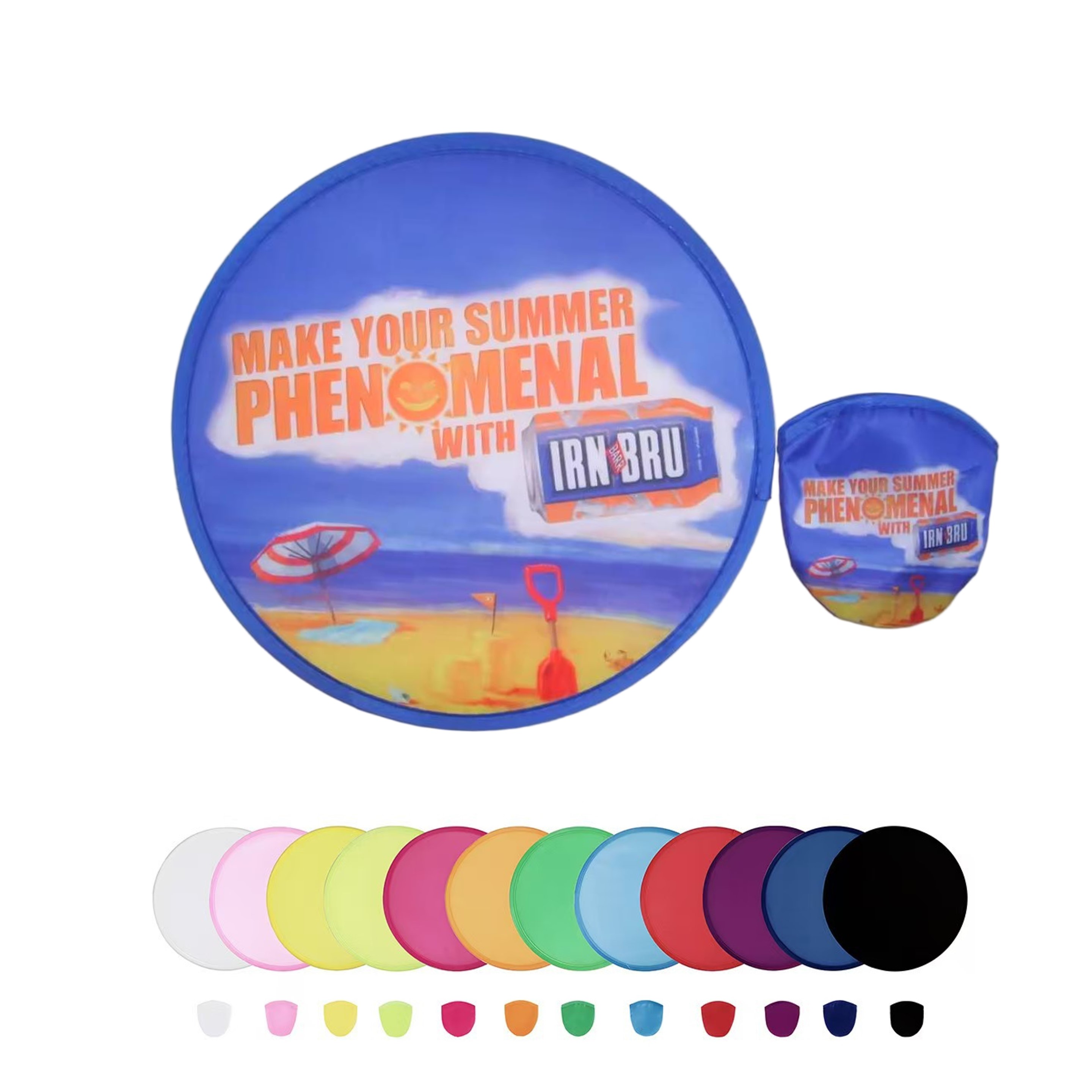 10" Fold Up Flying Disc with Pouch 5