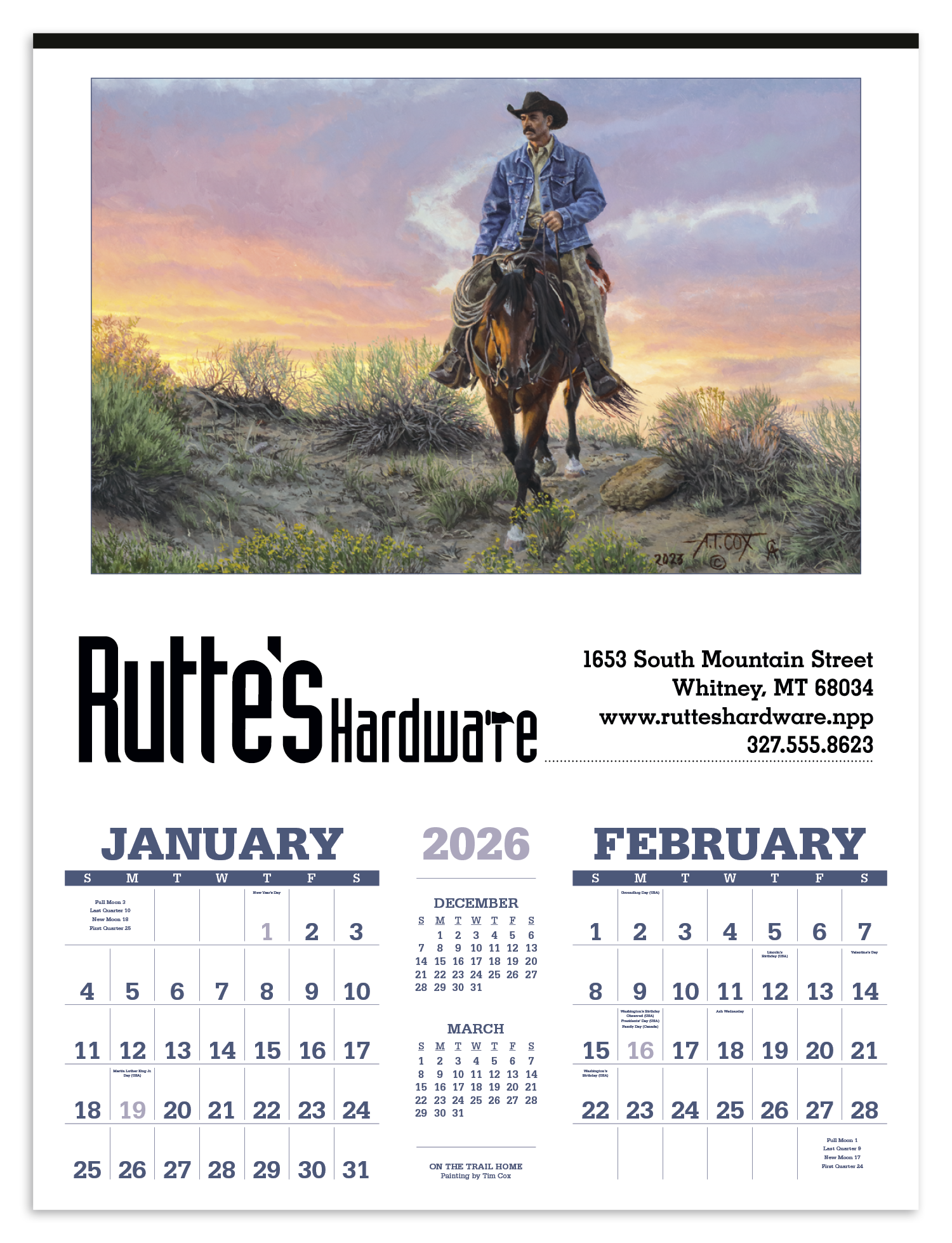 Triumph® Calendars American West by Tim Cox Calendar 20