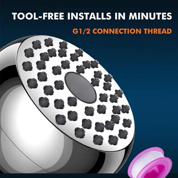 High Pressure Shower Head 3 Inch 6