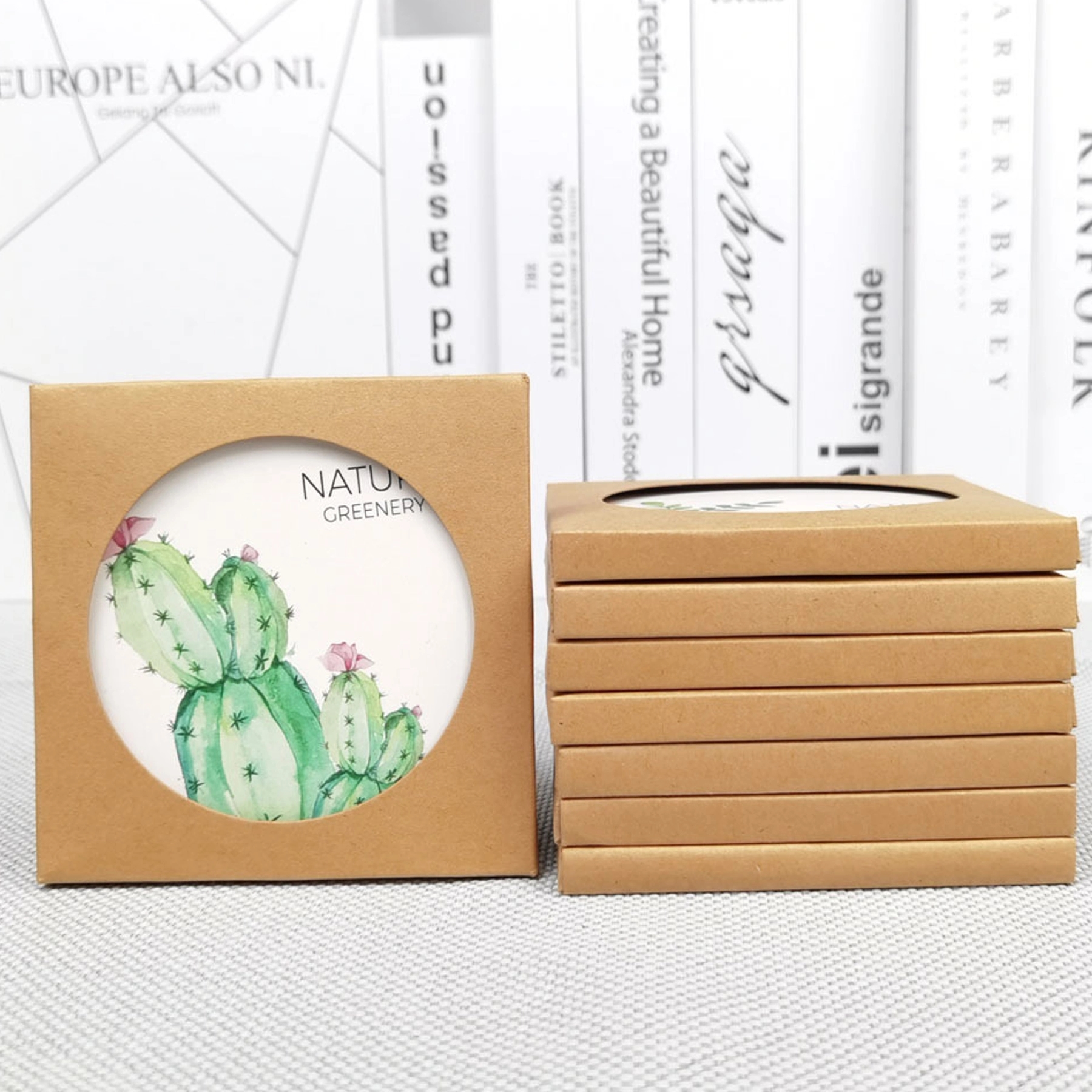 Fine Ceramic Absorbent Coaster 1