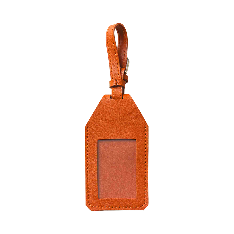 PU Luggage Tag with AirTag Slot 6