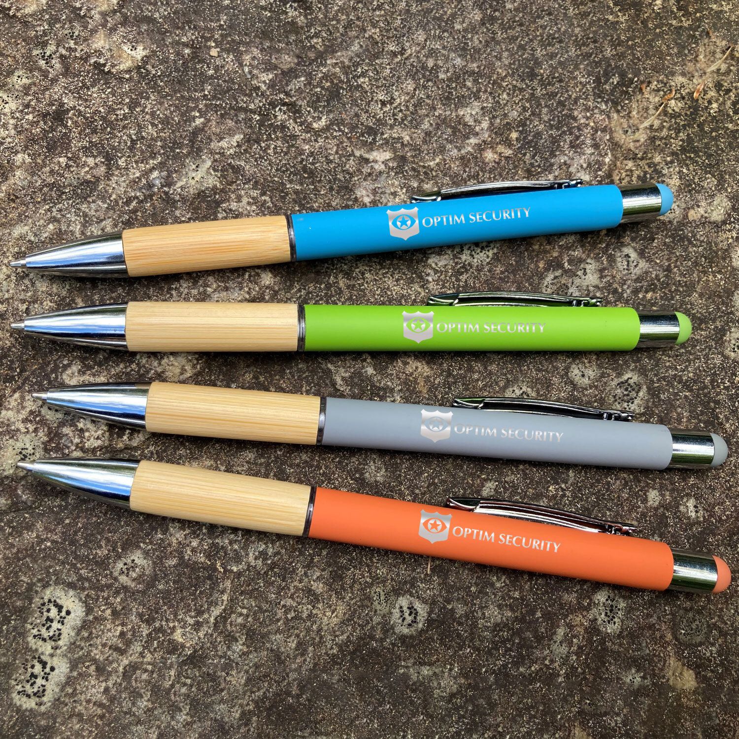 SARATOGA BAMBOO GRIP STYLUS PEN