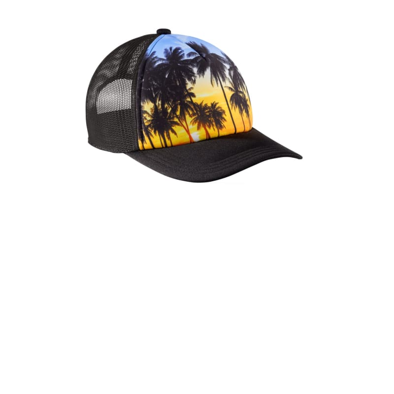 Port Authority Photo Real Snapback Trucker Cap 7