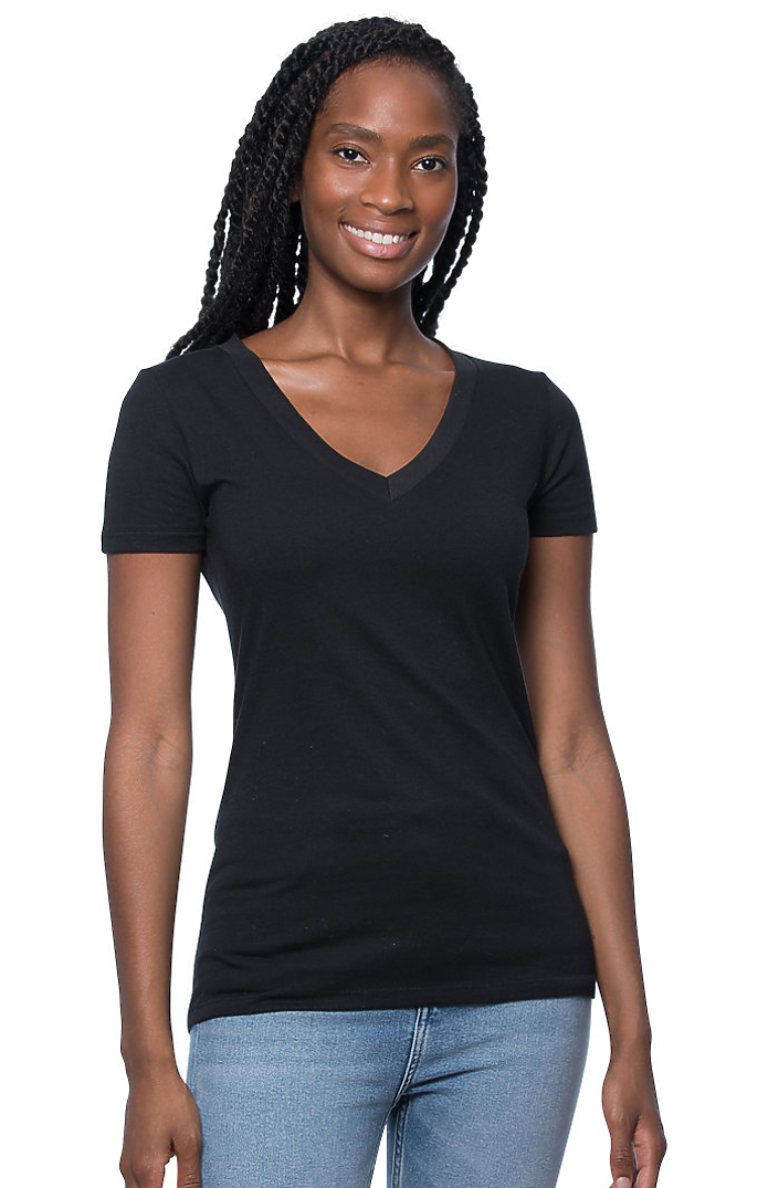 Women's Viscose Hemp Organic Cotton V-Neck 3