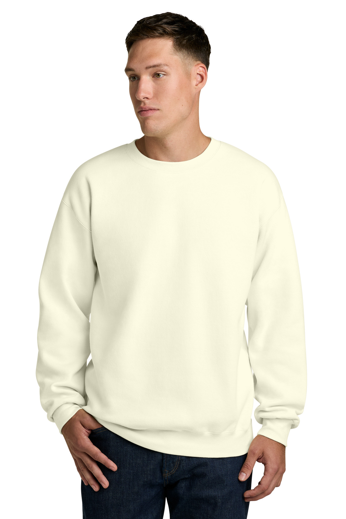 Gildan Hammer Maxweight Crewneck Sweatshirt 19000, custom hoodie or sweatshirt with logo imprint 123