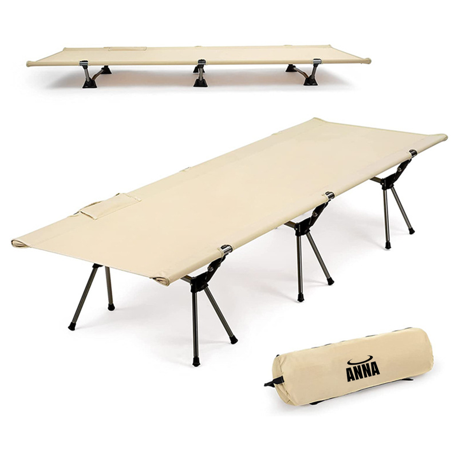 Outdoor Aluminum Folding Cot 2