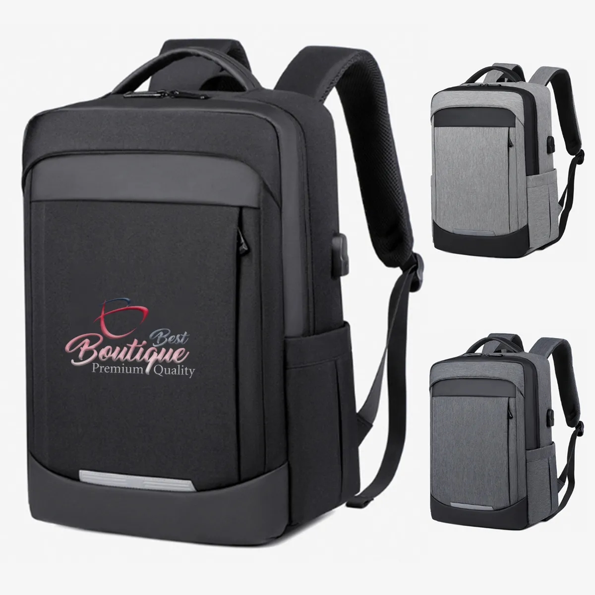 Custom Gift Travel Business Work Bag With USB Charging Port 3