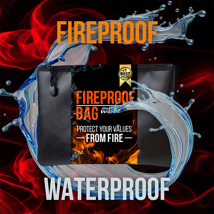 Fireproof Money Bag for Cash 2