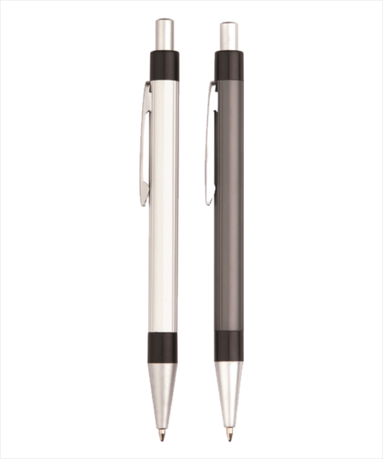 Union Printed - Metal Aluminum Click Ballpoint Pen 1