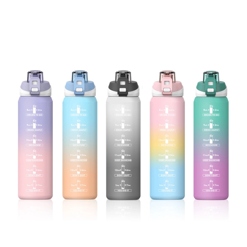 Custom 34 oz PC Material Frosted Water Bottle 8