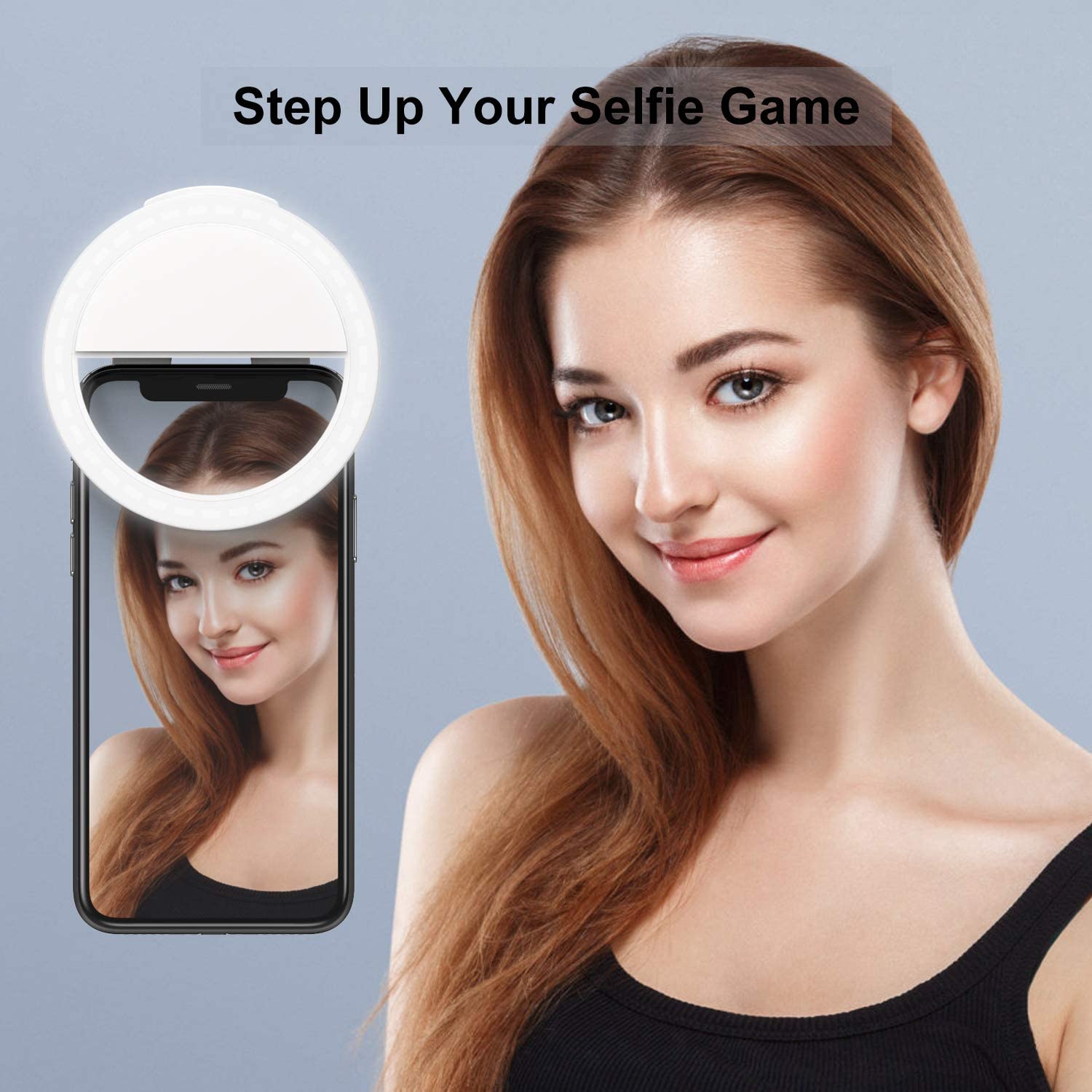 Clip On Ring Light For Selfie And Zoom Video Conference 3