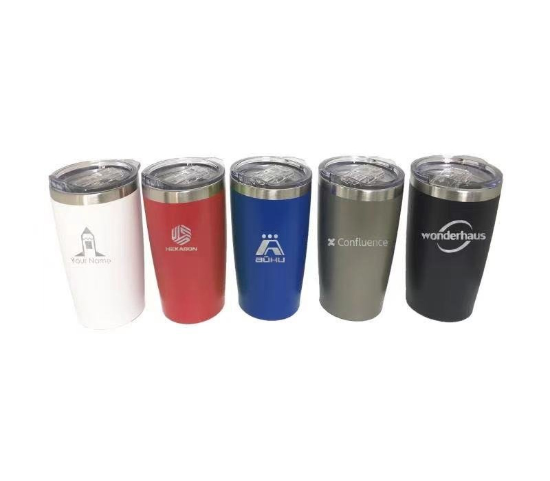 Double Wall Stainless Steel Matte Tumbler, 20 oz. 3