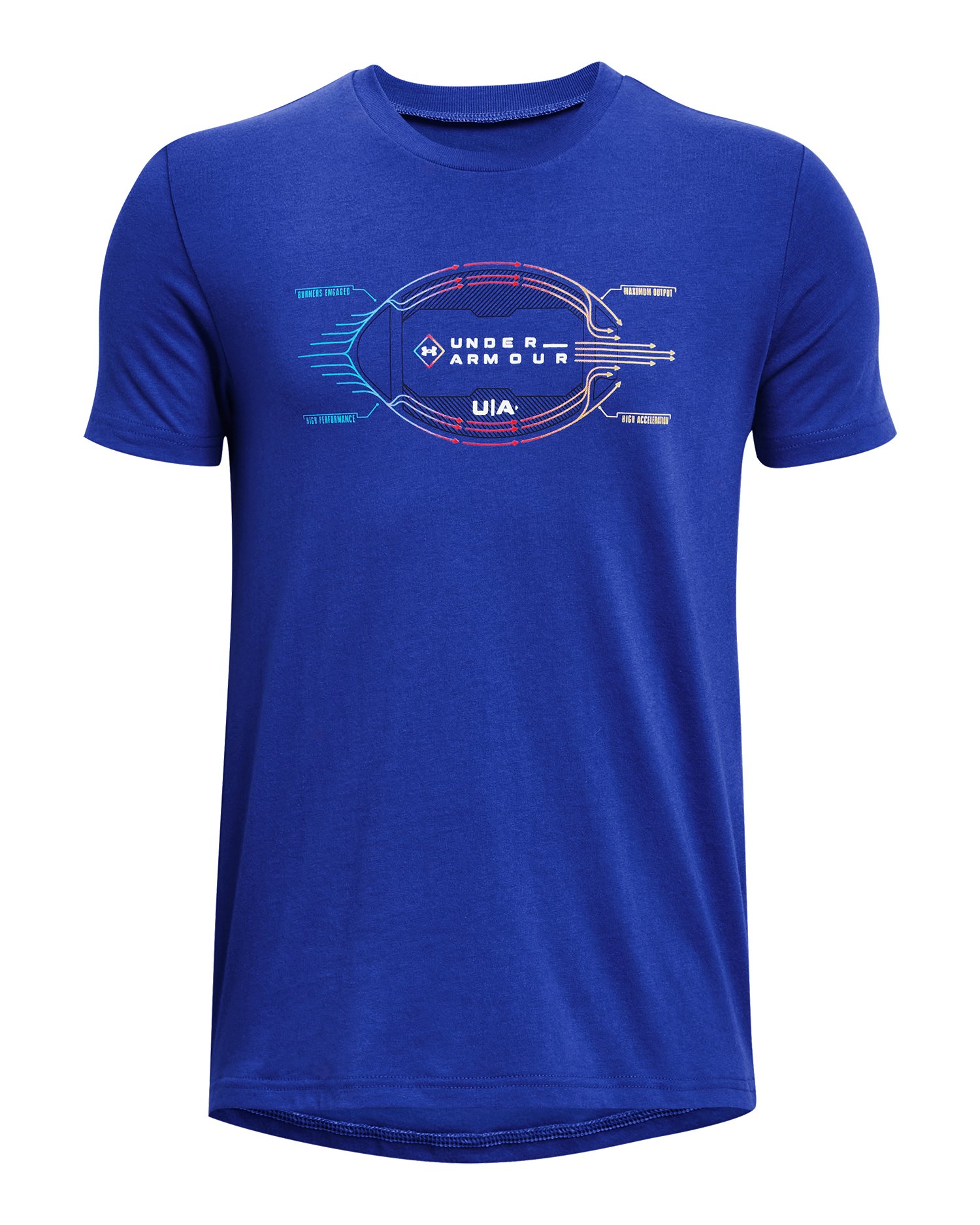 UA Schematic Football Boys' Short Sleeve 5