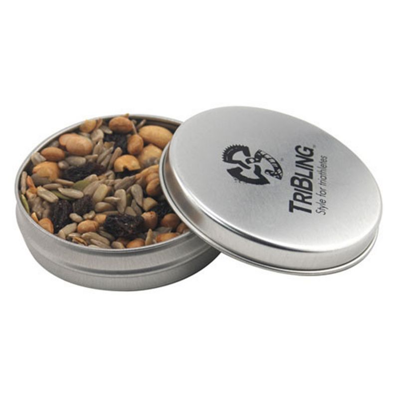 Round Tin with Trail Mix 1